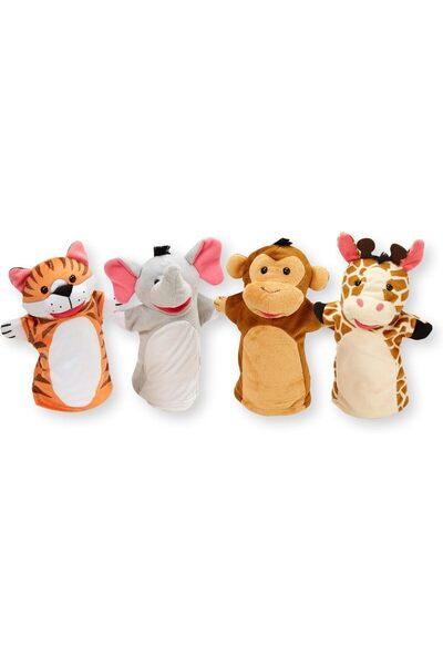 Melissa & Doug Zoo Friends Hand Puppets