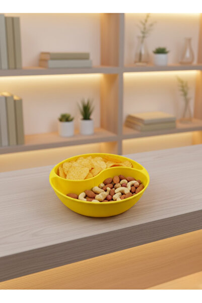 ZERO LAND Nrzsnt Decorative Yellow Snack Bowl Set of 4 (135823) 3X12 cm
