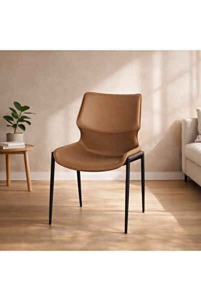 Palma homez Leather dining chair – brown