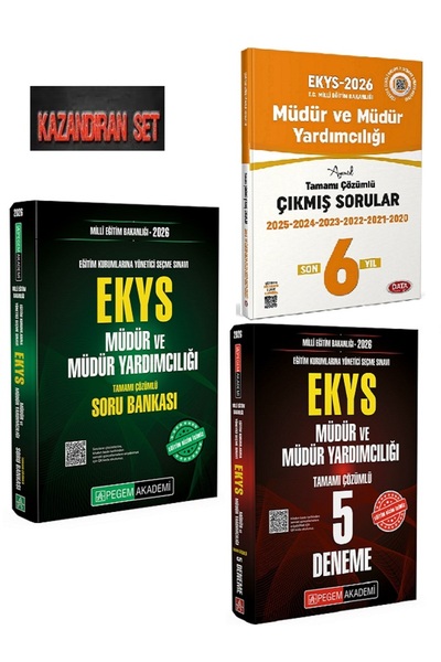 Pegem Akademi Yayıncılık Pegem 2026 MEB EKYS Müdür ve Yardımcılığı Soru Banka...