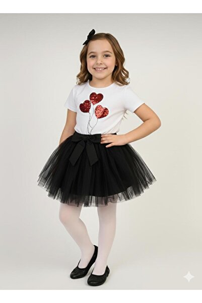 Öz klas Store 23 أبريل 29 أكتوبر زي عرض تنكري للفتيات يتكون من تنورة وتي شيرت