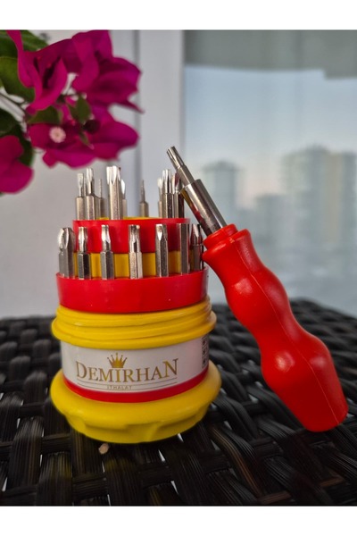 Demirhan Çoklu Tornavida - 31 Parça Manyetik Tornavida Seti
