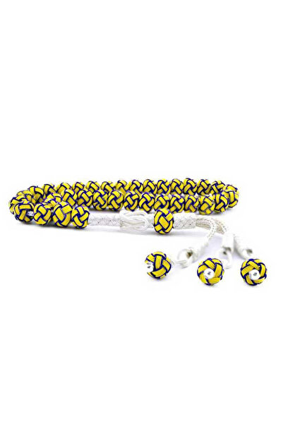 norsary Silver Yellow Navy Blue Trabzon Kazaziye Rosary