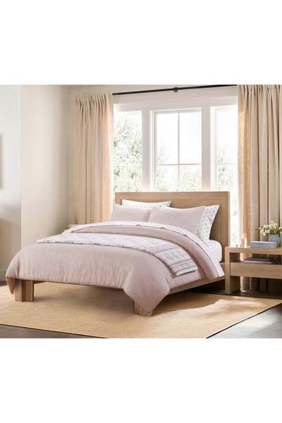 Bee Home Gina Waffle | 8-Piece Single Duvet Set