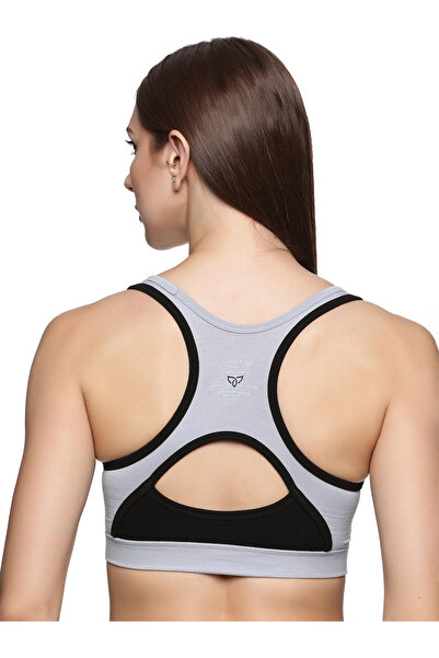 TEENS LIFESTYLE Pack of 2 - Super Combed Elastane Medium Impact Full Coverage Slip-On Bra with Removable Pads