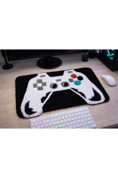 Ekim Tufting El Yapımı Tufting Tasarım Klavye Halısı Oyun Konsolu