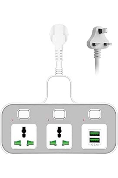 ECVV Power Distributor with Universal Sockets and USB Charging Ports