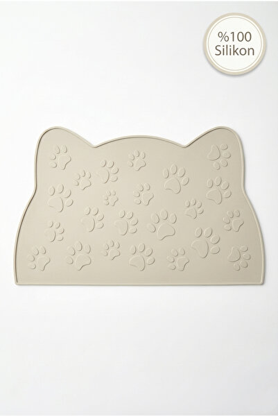 Siliconly %100 Silikon Kokusuz Plastik ve Pvc İçermez Kedi Beslenme Paspası K...
