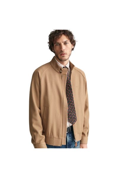 Gant Erkek Kahverengi Dik Yaka Ceket
