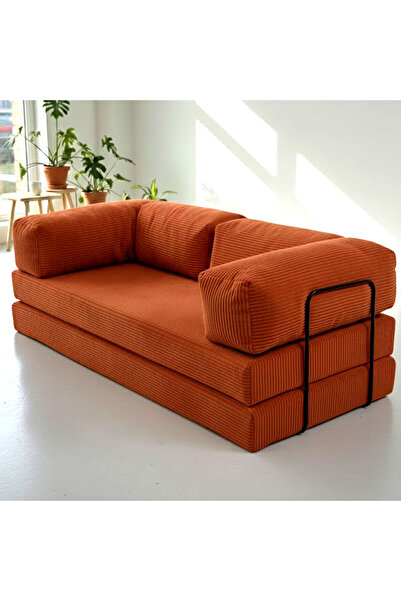 foamly İnci Fitilli Kadife Modüler Köşe Koltuk Kanepe Tamamen Sünger