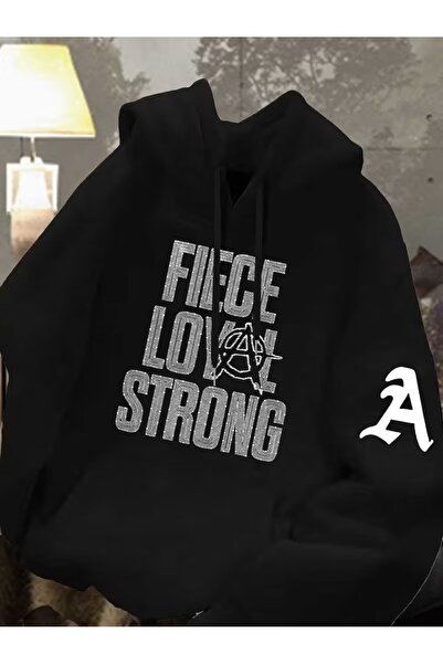 BOHEMGİYİM Φούτερ με κουκούλα Unisex με στάμπα