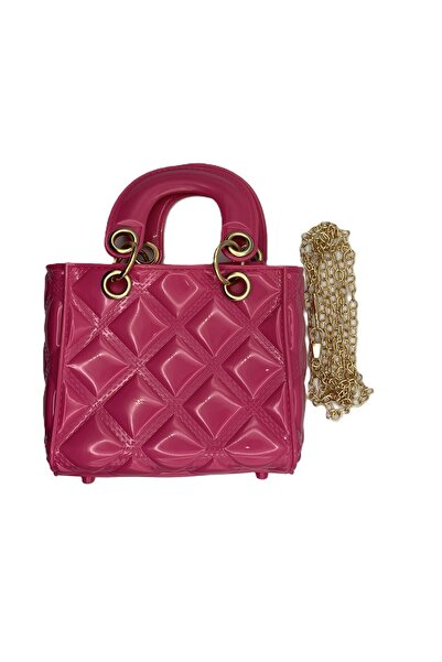 Other حقيبة سلكون ميني «لوميير» مبطنة بسلسلة ذهبية