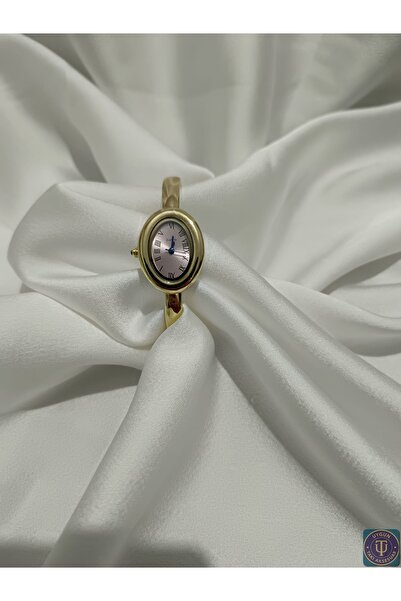 uyguntakıaksesuar Gold Women's Wristwatch with Clasp – Stylish Bracelet Watch...