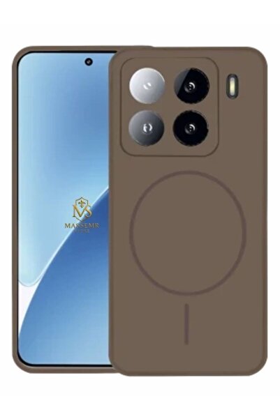 Massemr حافظة ماجسيف ذات ملمس مخملي لهاتف Mi 15 Pro، غطاء حماية ممتاز ممتص لل...