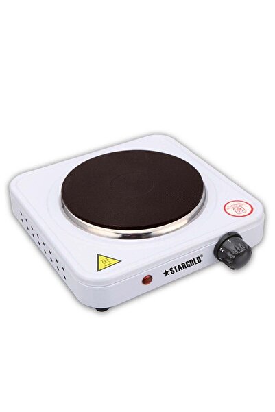 Stargold Electric Hot Plate, 1000W Single Burner, Stainless Steel, Variable T...