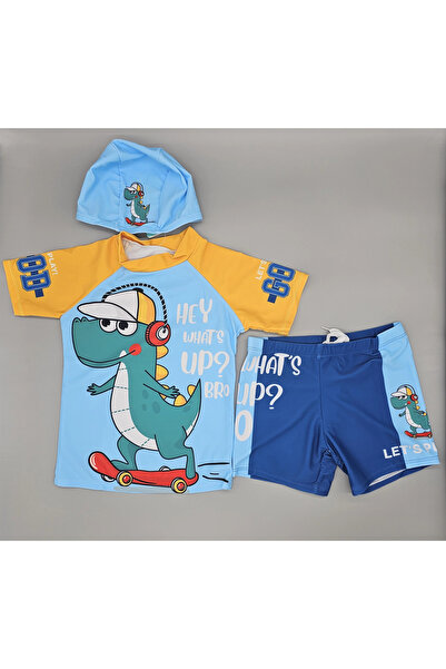 1way Three-piece swimsuit for boys