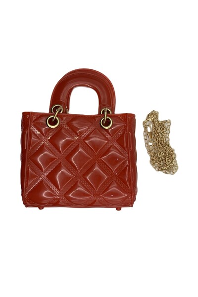 Other Silicone Mini "Lumière" Bag with Gold Chain