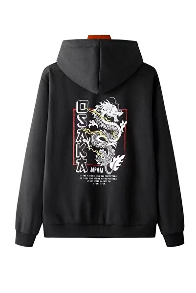 BOHEMGİYİM Φούτερ με κουκούλα Unisex με στάμπα