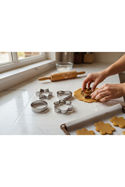 EMPA A V M 4-Piece Metal Cookie Mold Dough Shaper