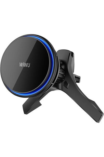 WIWU CH-317 Semiconductor 15W Wireless Charging Car Mount - Black