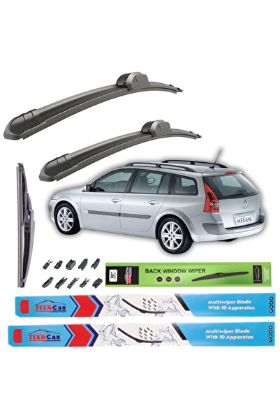 TEAMCAR Υαλοκαθαριστήρες Renault Megane II Grandtour (2002-2005) Πλήρες σετ