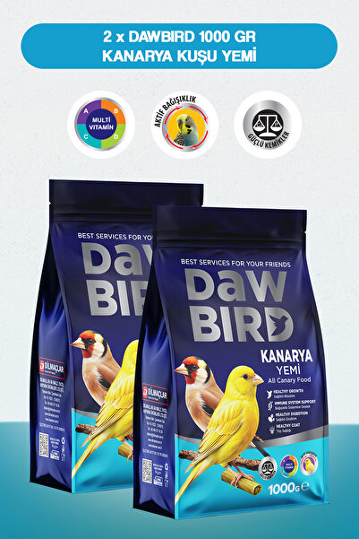 DAWBİRD Kanarya Kuşu Yemi 1000 GR x 2