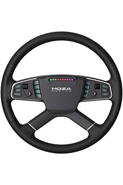 MOZA TSW Truck Steering Wheel – 400 mm Microfiber Leather + Aluminum Frame