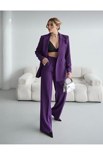 ossons Special Edition Jacket Palazzo Pants Suit