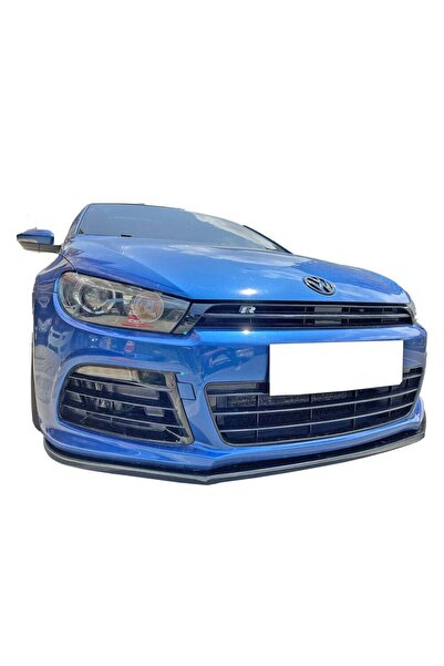 AksoyTuning Volkswagen Scirocco Uyumlu Yedek Parça R Tampon Uyumlu Ön Lip Boy...