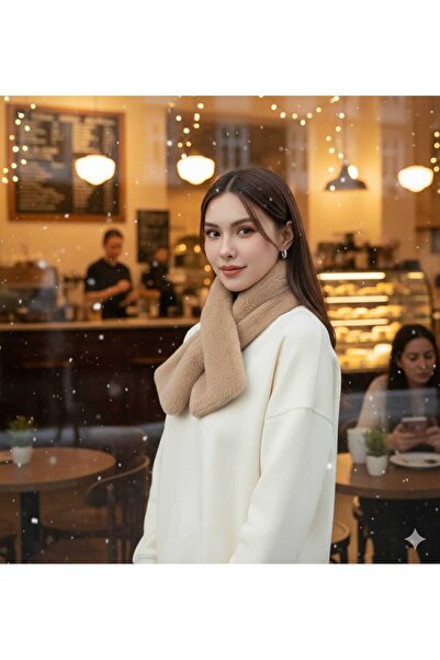 Betülce Плюшевий комір | Зимовий жіночий шарф – легкий і зручний