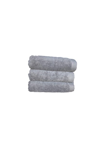erteks El Havusu 3 Pieces 50 X 100 Gram Weight Gray Color Soft Textured