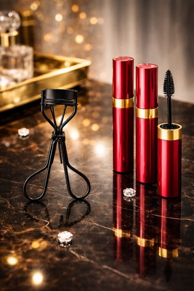 ŞIK VE MUTLU Matte Black Professional Steel Eyelash Curler