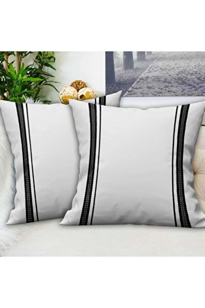 Ardizayn La Spezia (Grey) - Velvet Fabric 2-Piece Throw Pillow Cover 43X43Cm ...