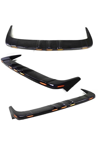 AksoyTuning Mitsubishi L200 2006-2013 Ledli Tavan Moonvisör Kep Parlak Siyah