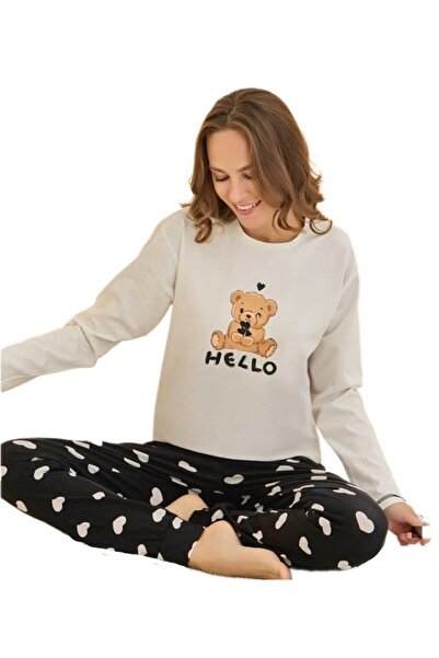 bipamuk Elaray Combed Cotton Premium Women's Pajama Set Flexible Structure So...