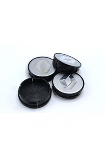 Genel Markalar Renault Geçmeli Gri 55/58 mm Jant Göbeği