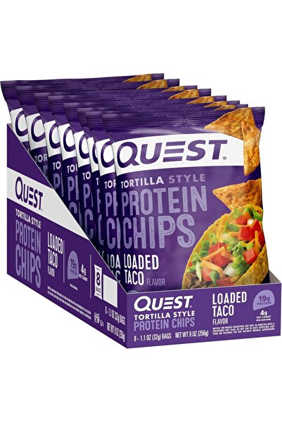 Quest Nutrition Tortilla Style Protein Chips, Low Carb, Gluten-Free, (1.1oz, ...