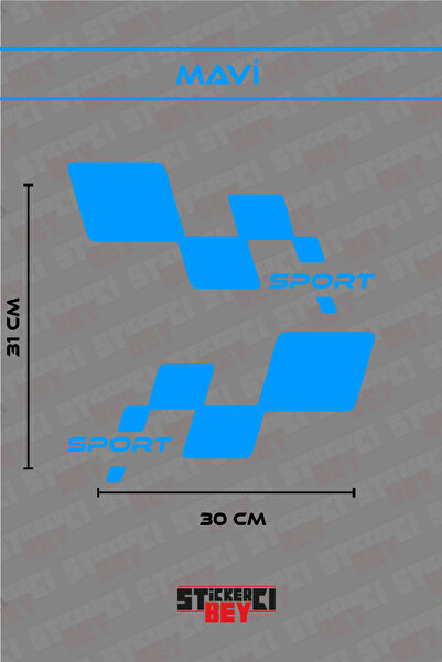 STİCKERCI BEY Sport Written Motorcycle Laptop Helmet Car Sticker Decal (Foil ...