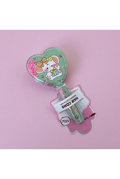 BTRENDY Kız çocuk kalp şekilli sevimli tarak