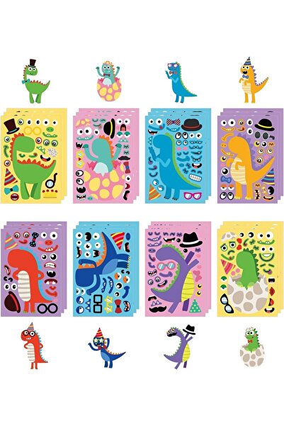 Paporich ٢٤ ورقة ملصقات يمكنك صنعها بنفسك للأطفال