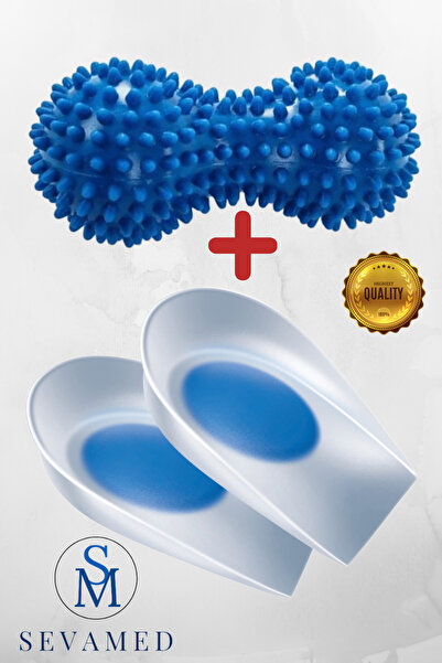 kırmed Silikon Ortopedik Tabanlık Topukluk Topuk Dikeni Tabanlığı ve Ayak Mas...