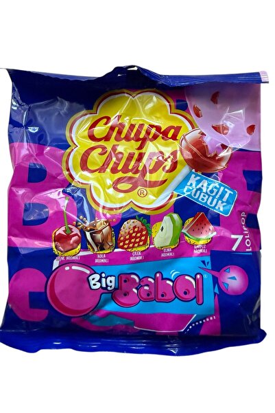 Chupa Chups Sakız Dolgulu Lolipop Şekerleme 1 Poşette ( 7 Adet * 84 G. ) * 1 ...