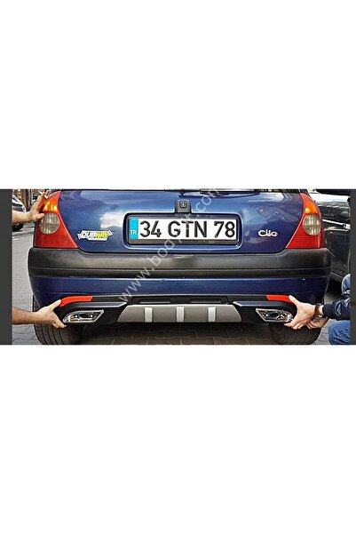 AksoyTuning Renault Clio 2 Uyumlu Yedek Parça Difüzör- Plastik