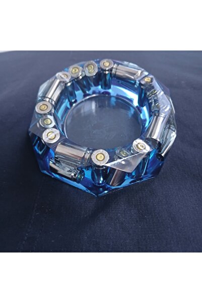 VALOR CO Valo 9mm Signature – Mermi Detaylı Premium Küllük (BLUE)