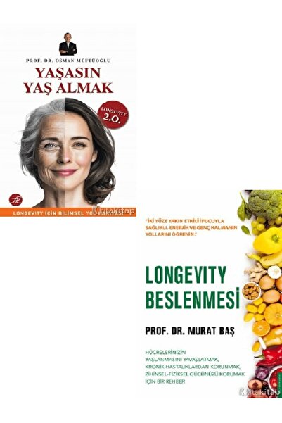 Kronik Kitap Yaşasın Yaş Almak - Longevity Beslenmesi - Osman Müftüoğlu 2 kit...
