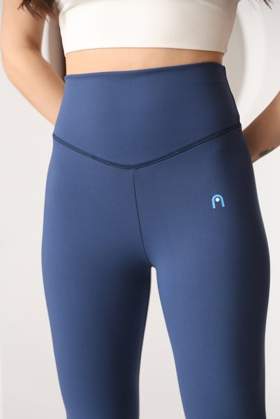 Onon Tekstil Women's Color Assorted Plain High Waist Leggings Diver Scuba Woven Shaping / Sculpting Comfortable