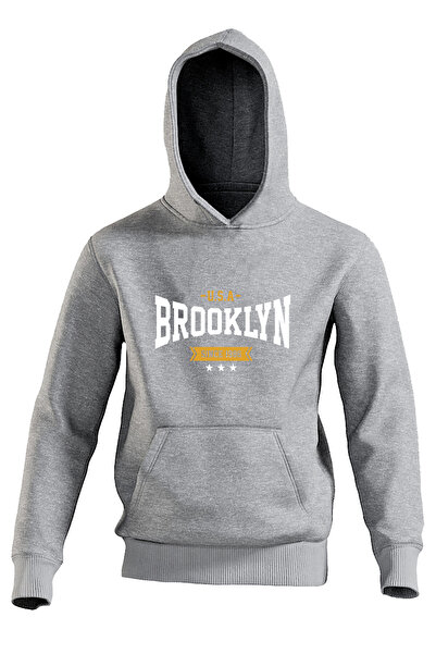 donamod Hanorac oversize cu glugă cu imprimeu unisex