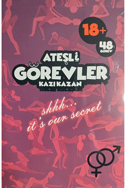 Cooqpoo Çiftler İçin Ateşli Görevler | 18+ Yetişkin Oyun Kartı – Kazı Kazan
