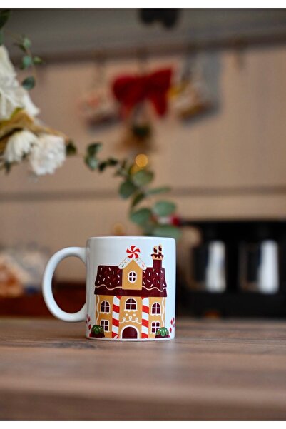 Vivas House Decoration Mug Cup with Home Figure Design