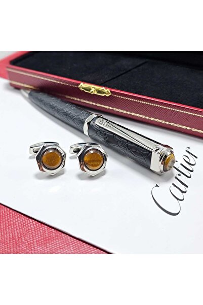 Cartier قلم كارتير لويس بنقوش مفرغة مع كبك